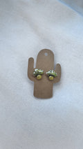 Green Mushroom Studs