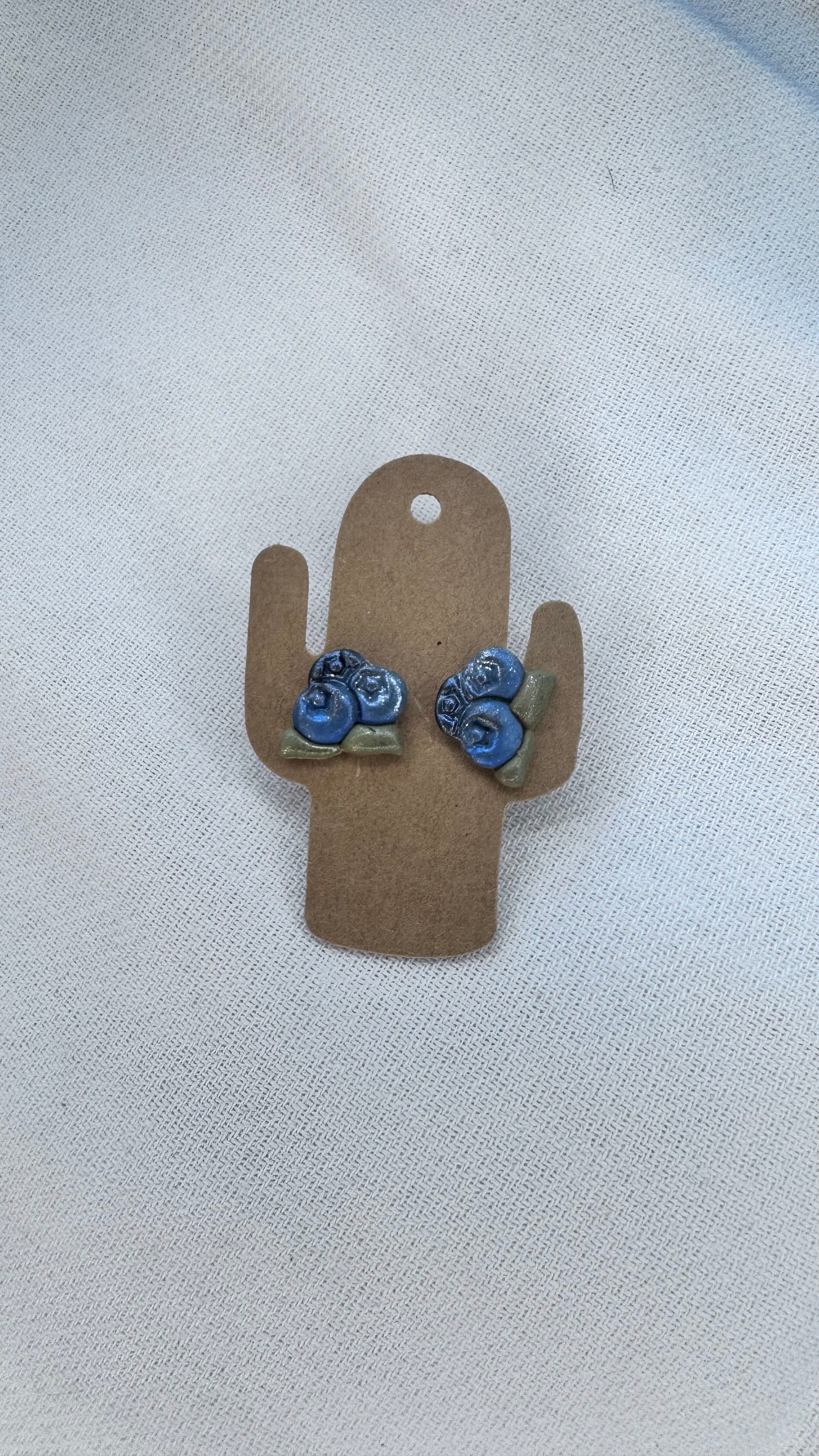 Blueberry Cluster Studs