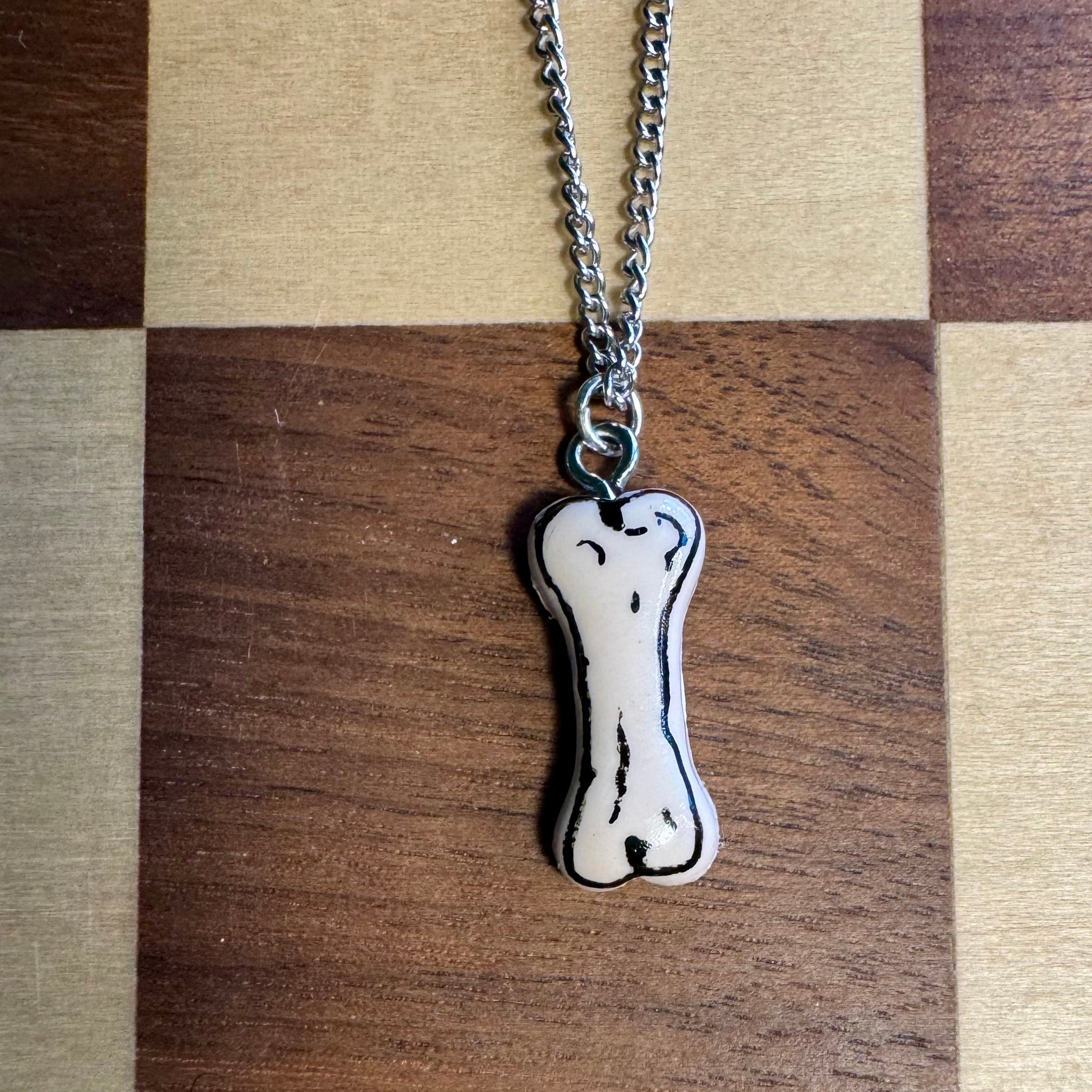 Dog Days Necklace — Bone Charm