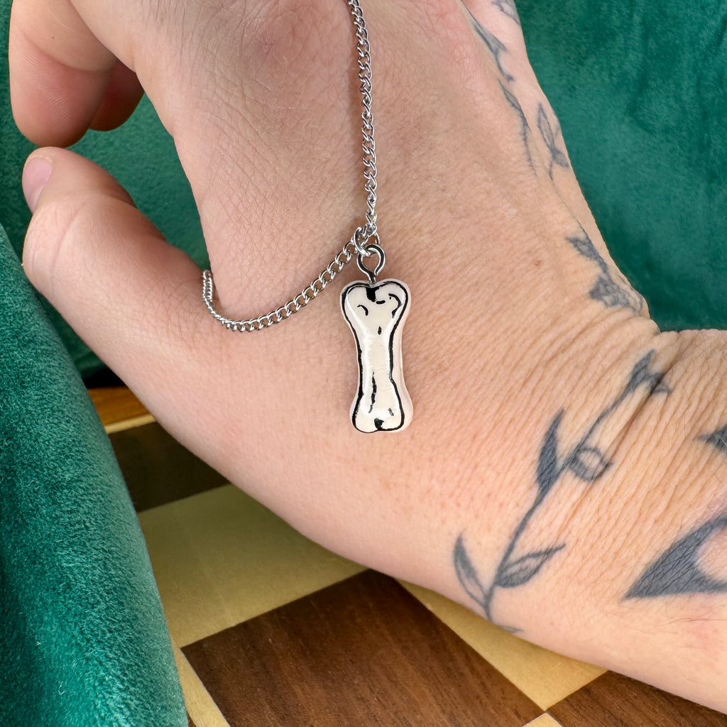 Dog Days Necklace — Bone Charm
